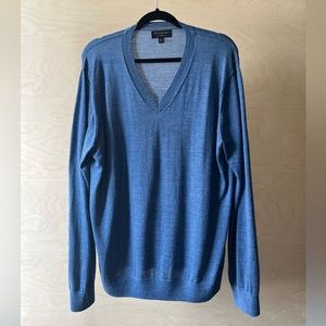 Ocean blue wool sweater